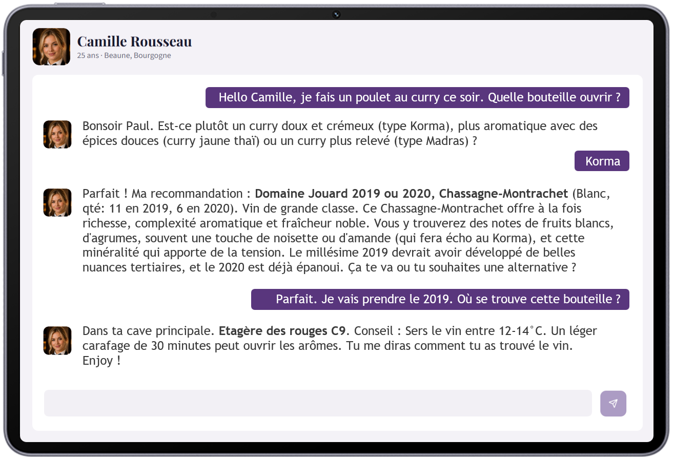 Celesime — Mon sommelier sur MacBook